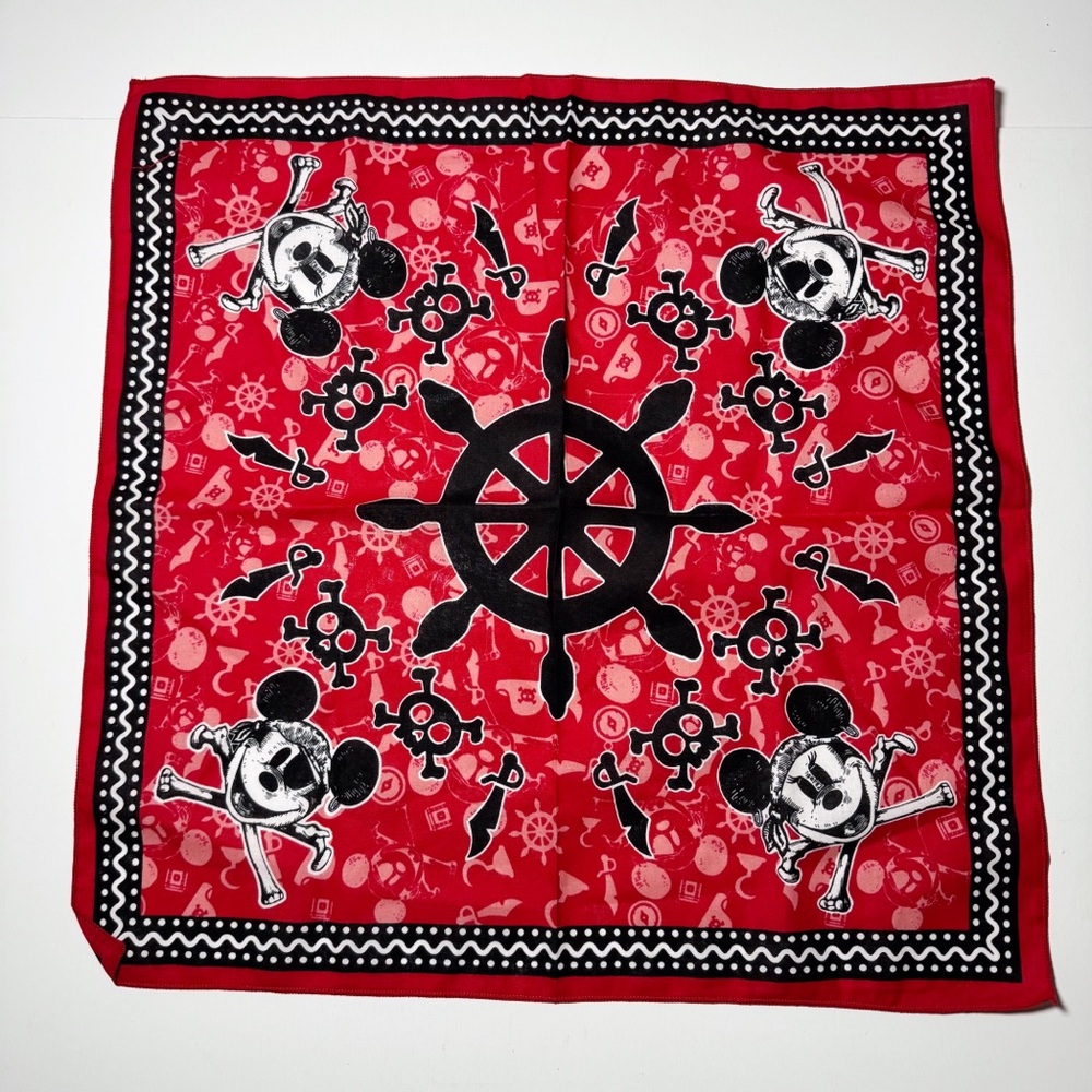 Set of Two Disney Mickey Mouse Pirate Bandanas - Picture 3 of 4